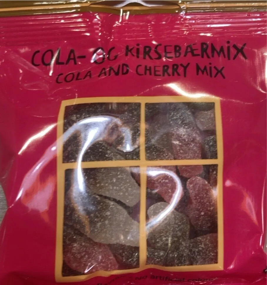 Cola and cherry mix