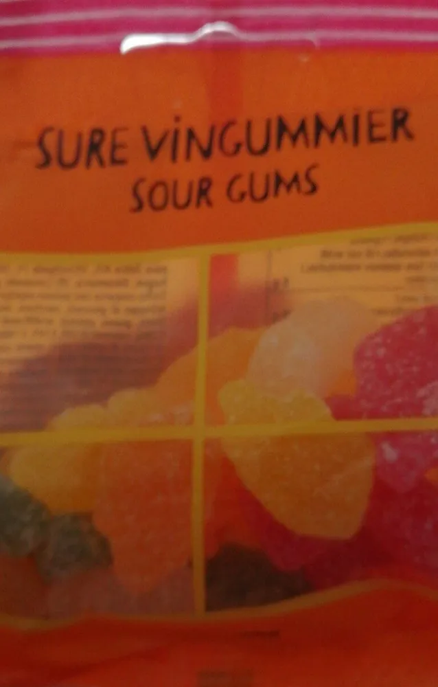 Sure vingummier