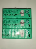 Spearmint chewing gum
