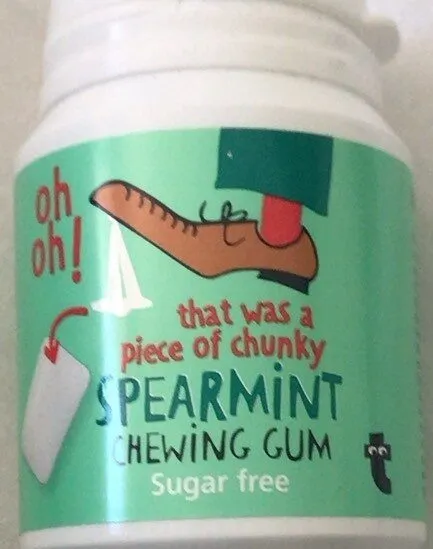 spearmint chewing gum