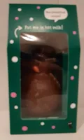 Muñeco de nieve con nubes para hacer chocolate caliente