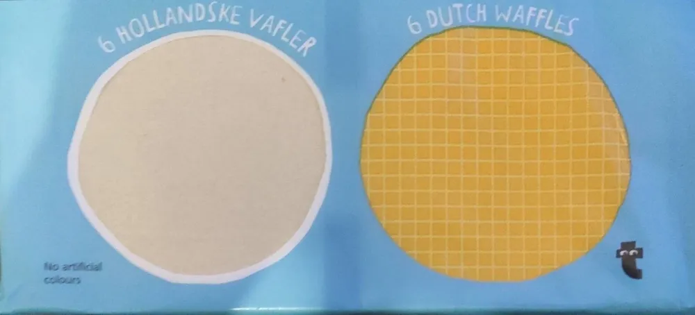 6 Hollandske vafler / 6 Dutch waffles