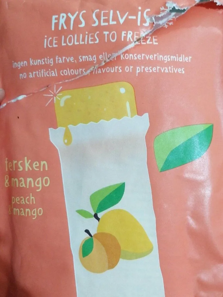 Ice lollies to freeze