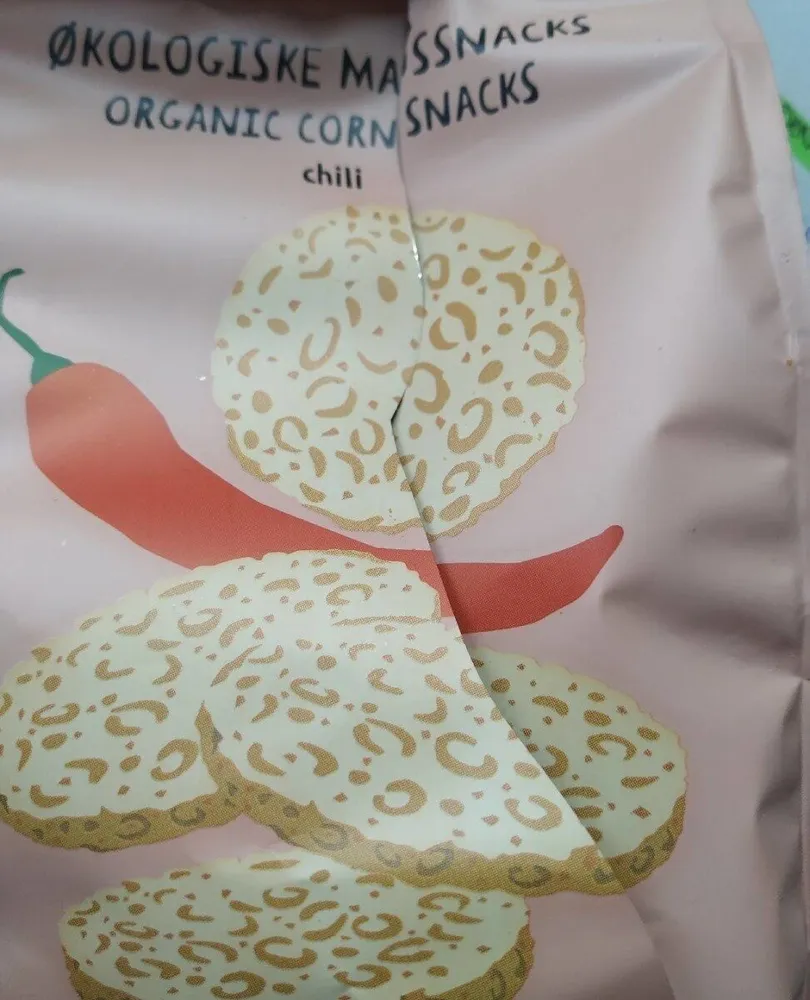 Organic corn snack