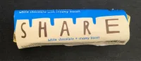 Bare chocolat blanc et biscuit