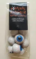 popping eyeballs, milk chocolate