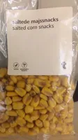 Salted corn snack