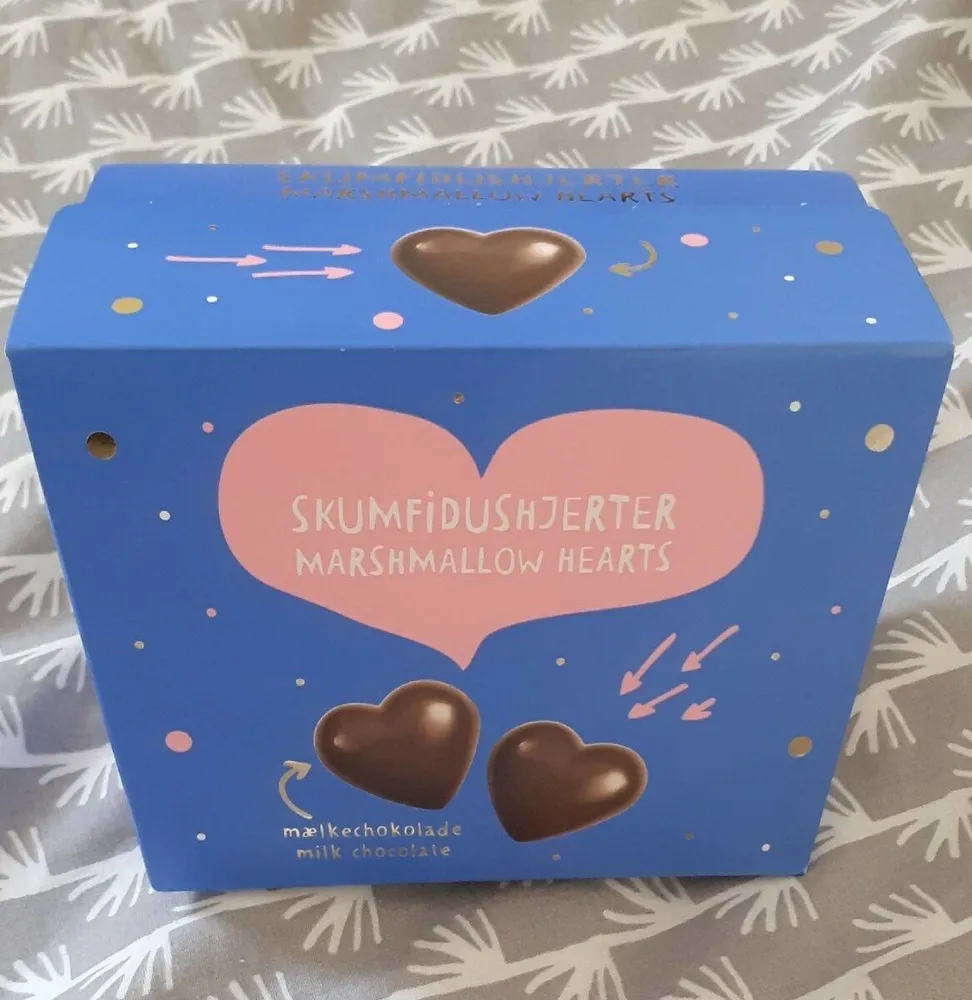 Skumfudushjerter marshmallow hearts
