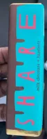 Share milk chocolate and hazelnuts
