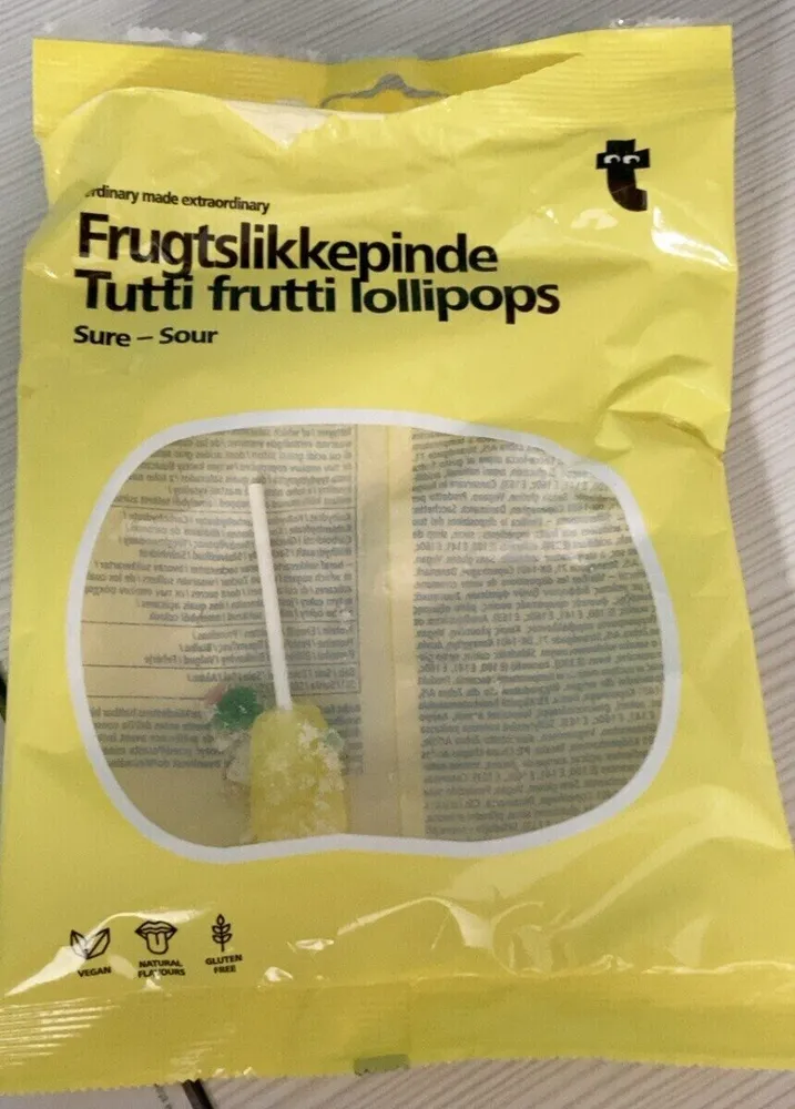 Tutti i frutti lollipops