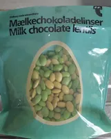 milk chocolate lentils