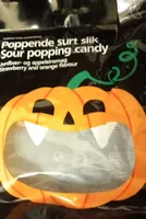 Sour popping candy