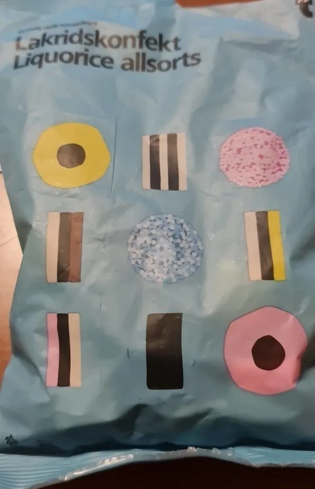 Lakridskonfekt  Liquorice allsorts