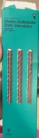 Stick alla menta ricoperti di cioccolato