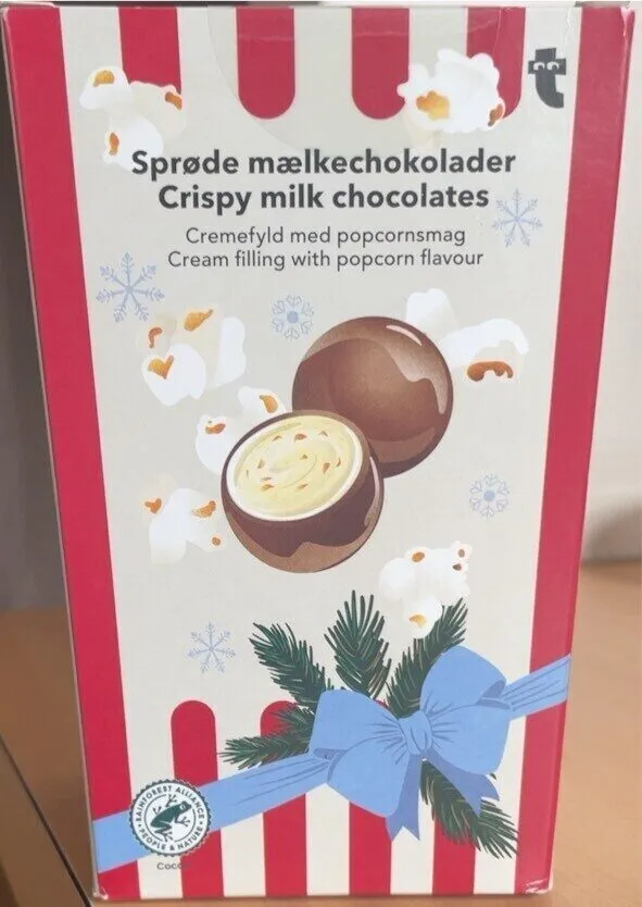 Sprøde maelkechokolade