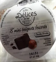8 mini beignets fourrés