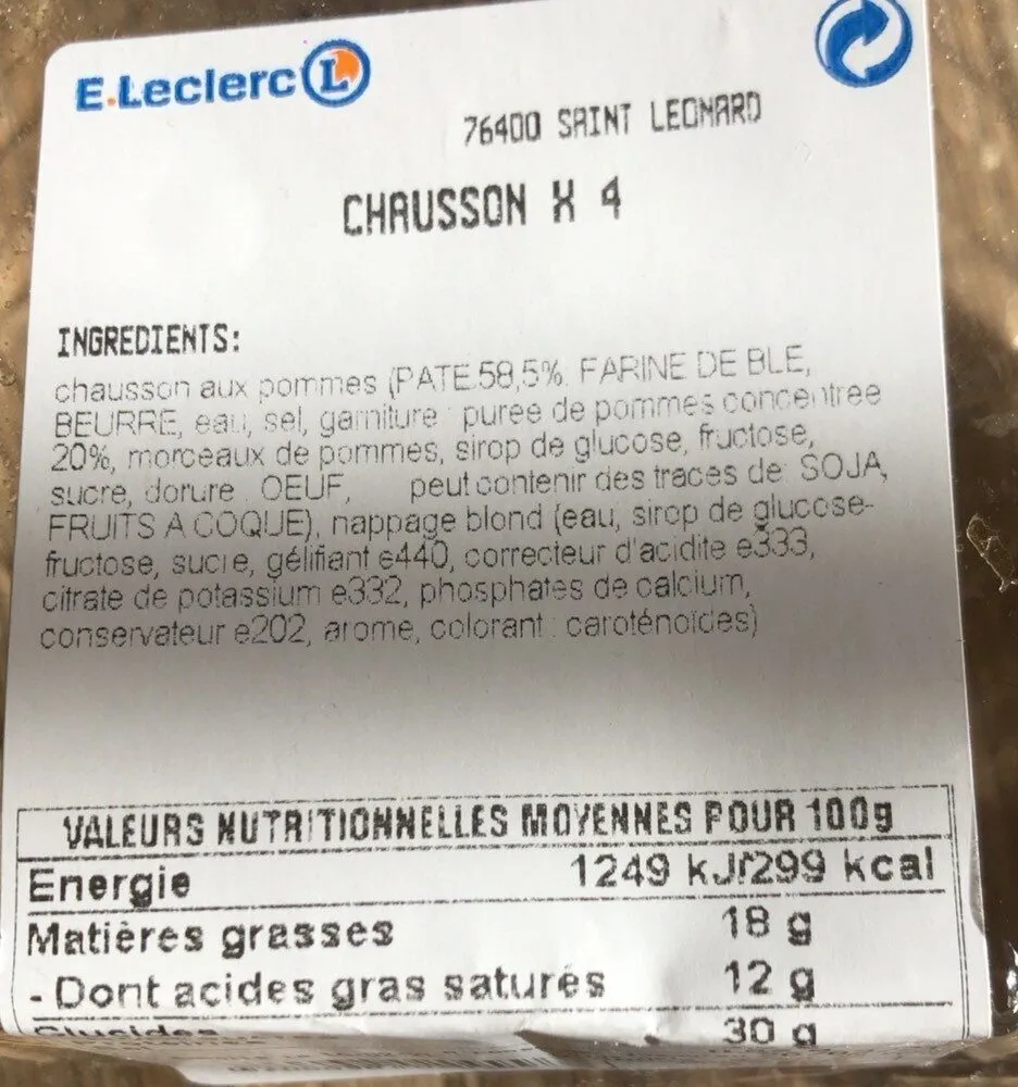 Chaussons aux pommes