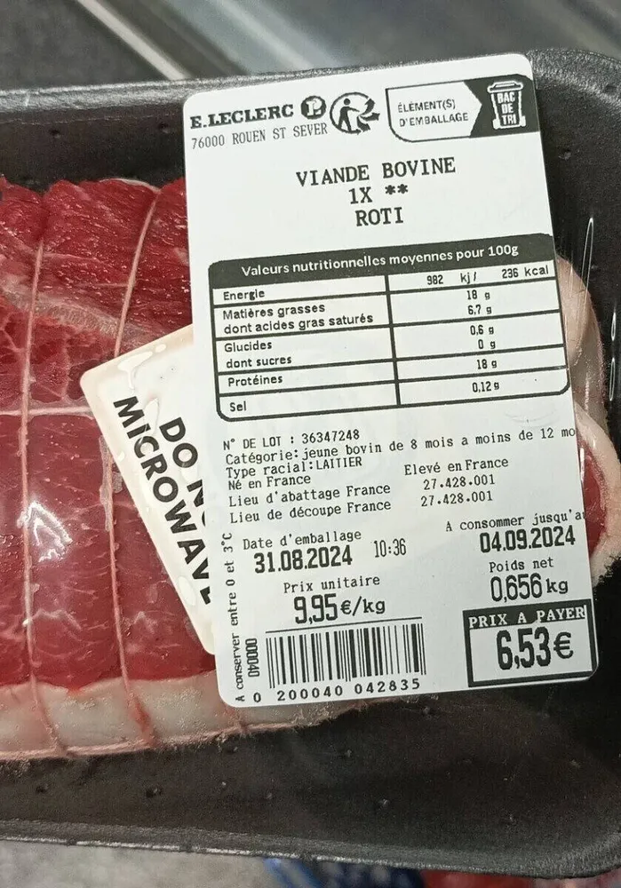 Viande bovine