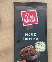 Chocolat noir fin carré