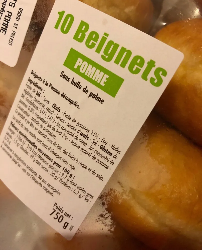Beignets pomme