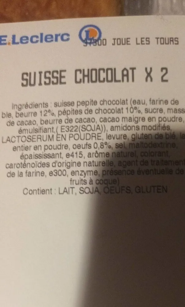 Suisse chocolat