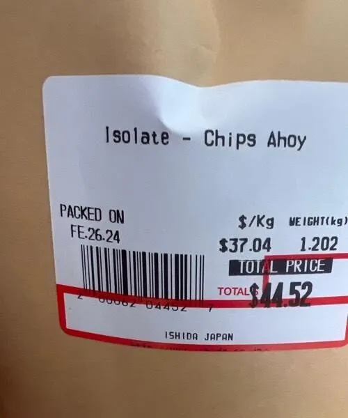 Isolate Chips Ahoy vrac