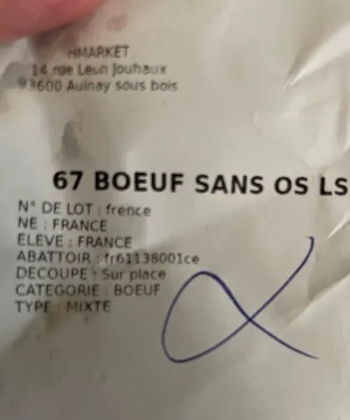 Bœuf sans os