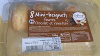 8 mini-beignets fourrés chocolat et noisettes