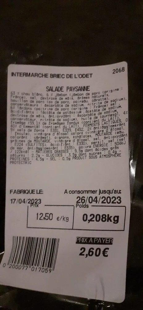 Salade paysanne