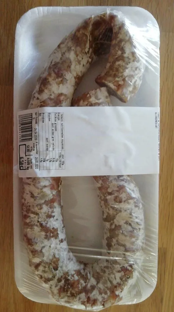 Saucisse sèche perche