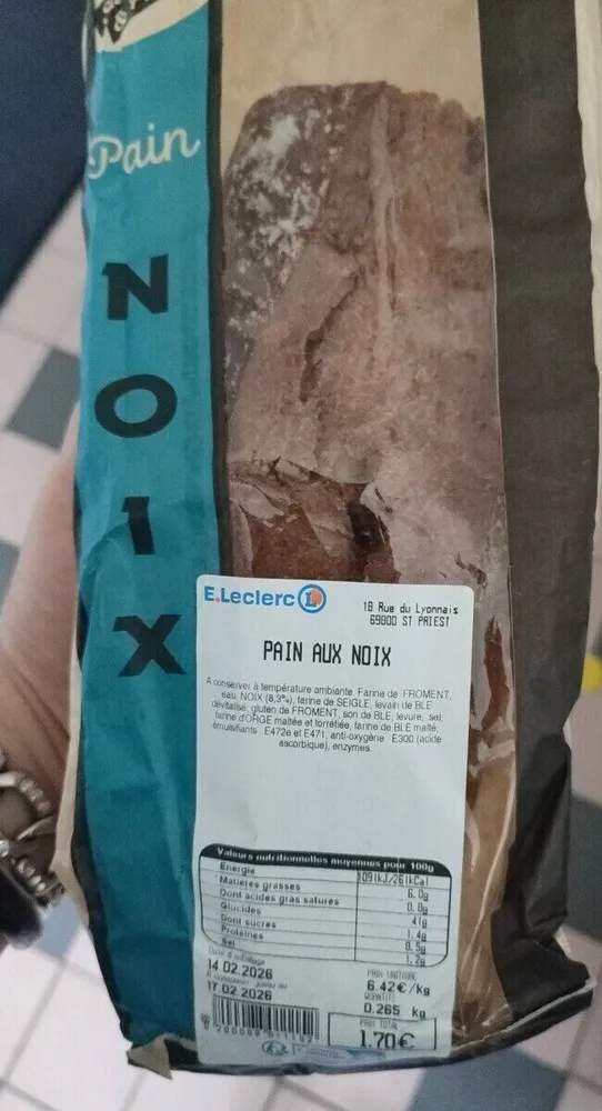 Pain au noix