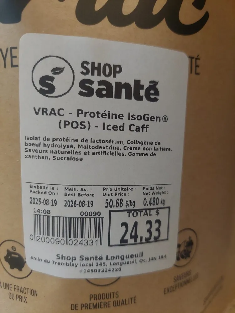 Protéine IsoGen   - Iced Caff