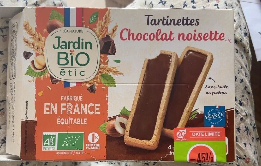 Tartinettes chocolat noisette