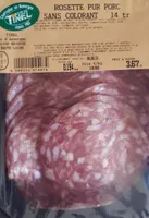 Rosette pur porc