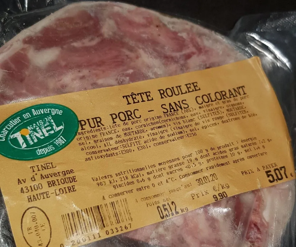 Tête roulée