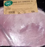 Jambon cuit supérieur 4 tranche
