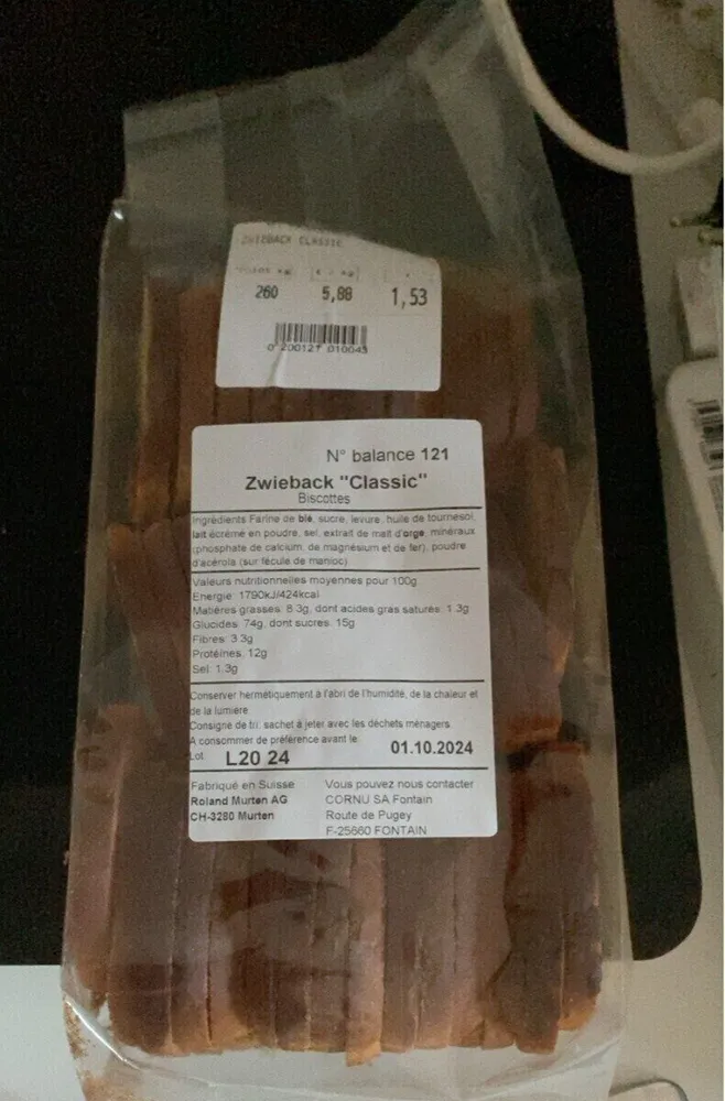 Biscottes Cornu