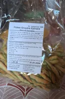 Flûte gruyère epinard