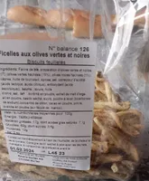 Ficelles olives vertes et noires