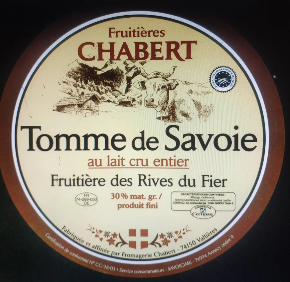 Tomme de Savoie Allégée 13%mg