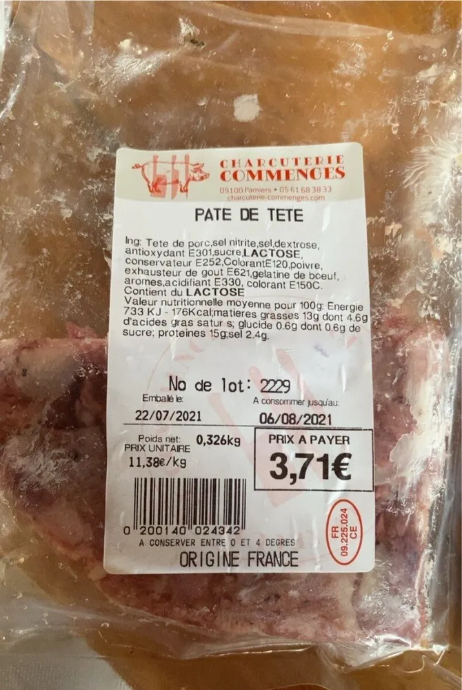 Pate de tete