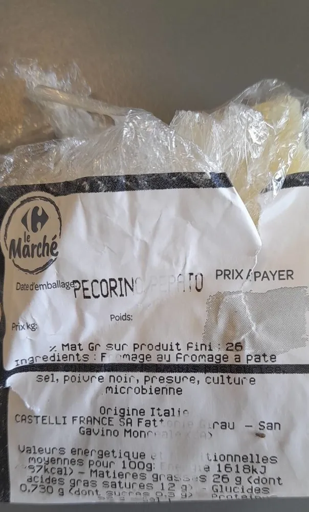 Pecorino pepato