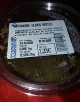 Tapenadine olives vertes