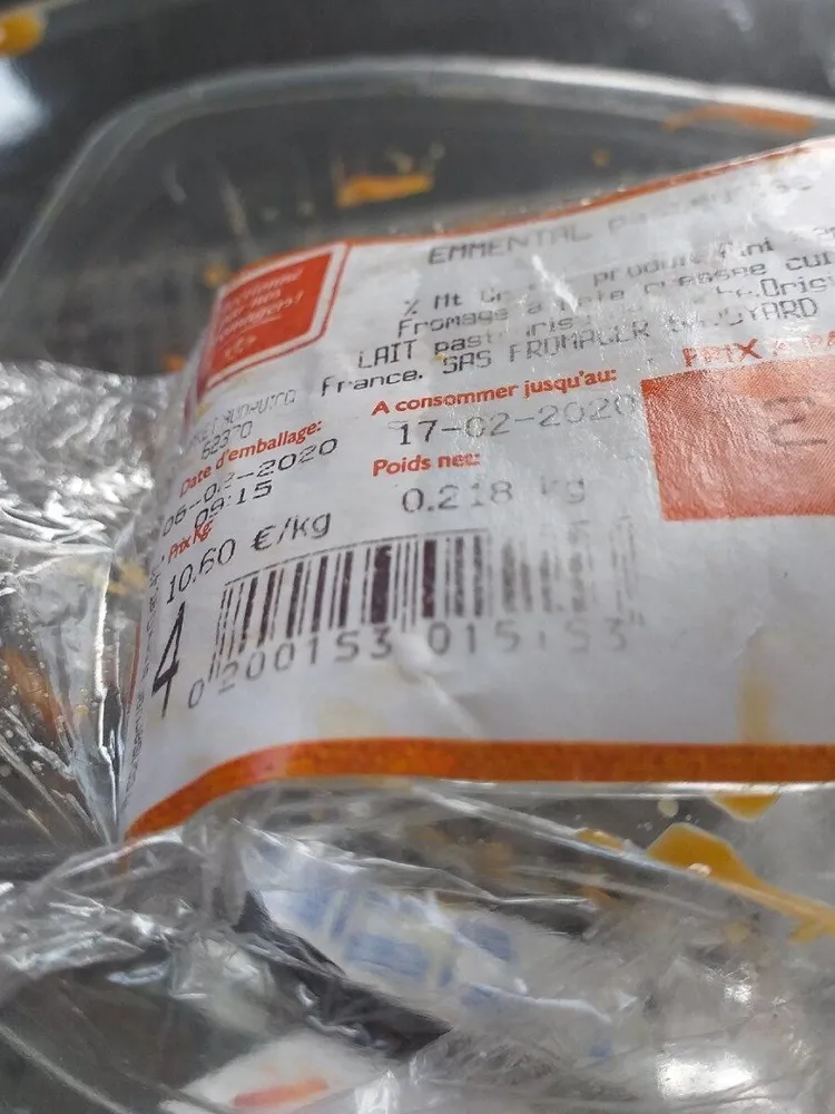 Emmental pasteurise