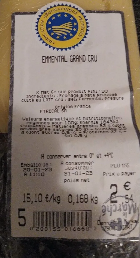 Emmental grand cru