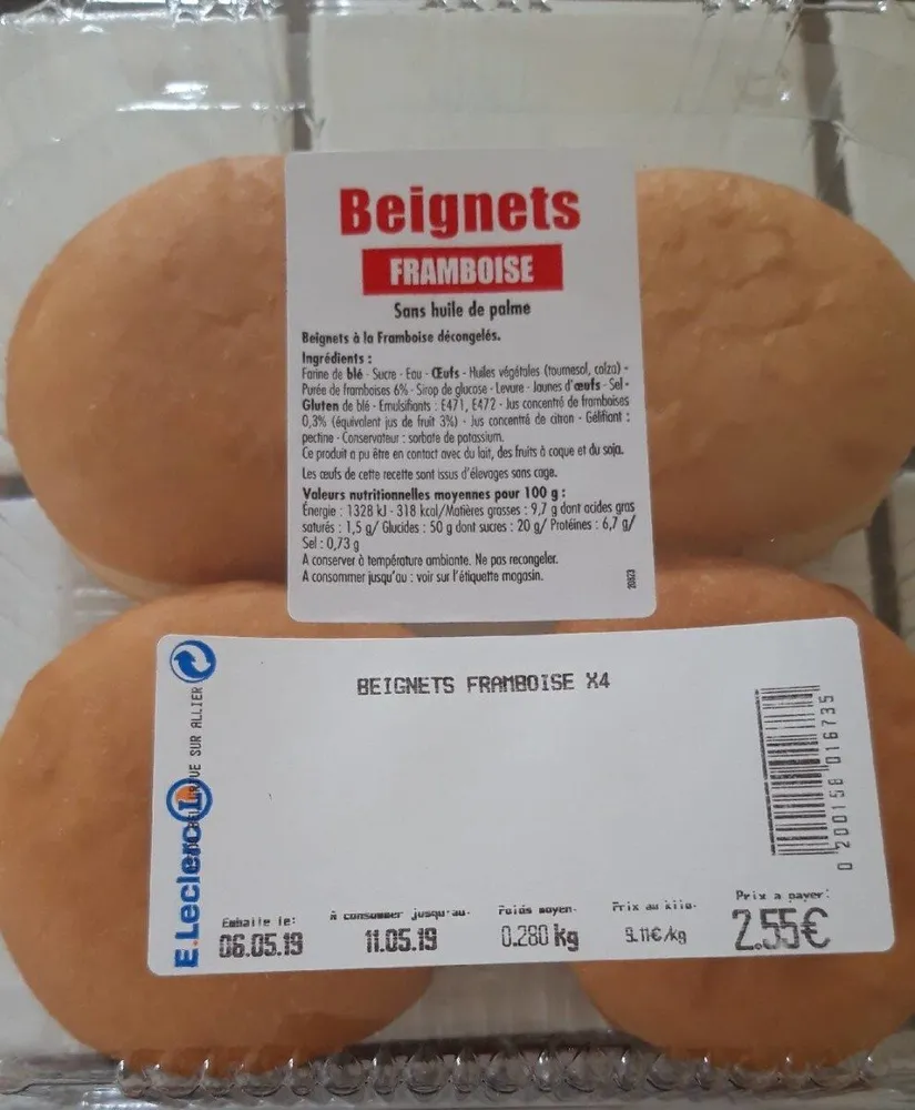 Beignet framboise