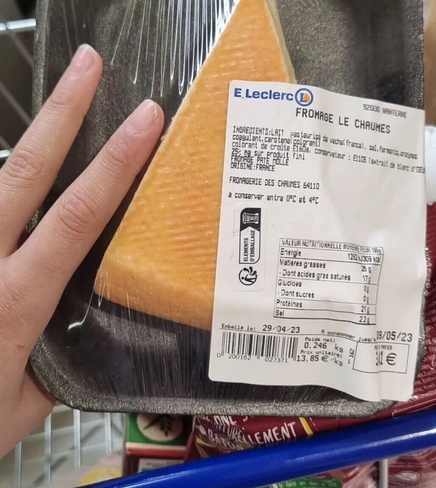 Fromage le chaumes