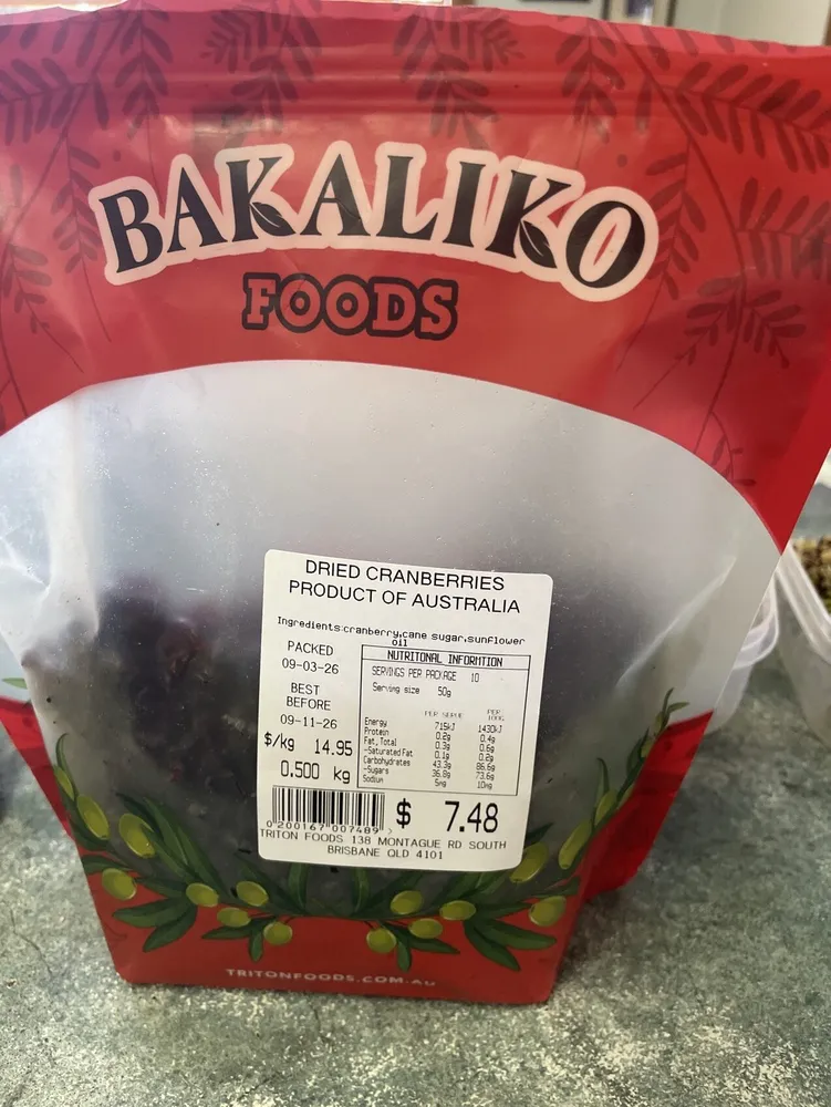 Dried Cranberries