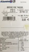 Araignee porc tandori