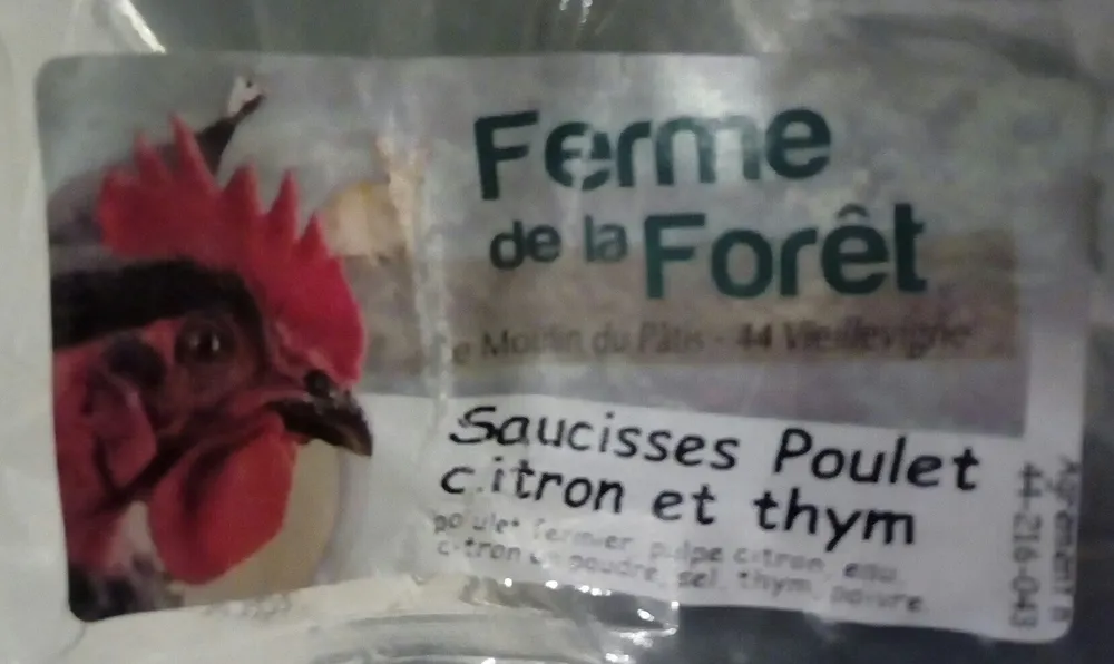 saucisse poulet